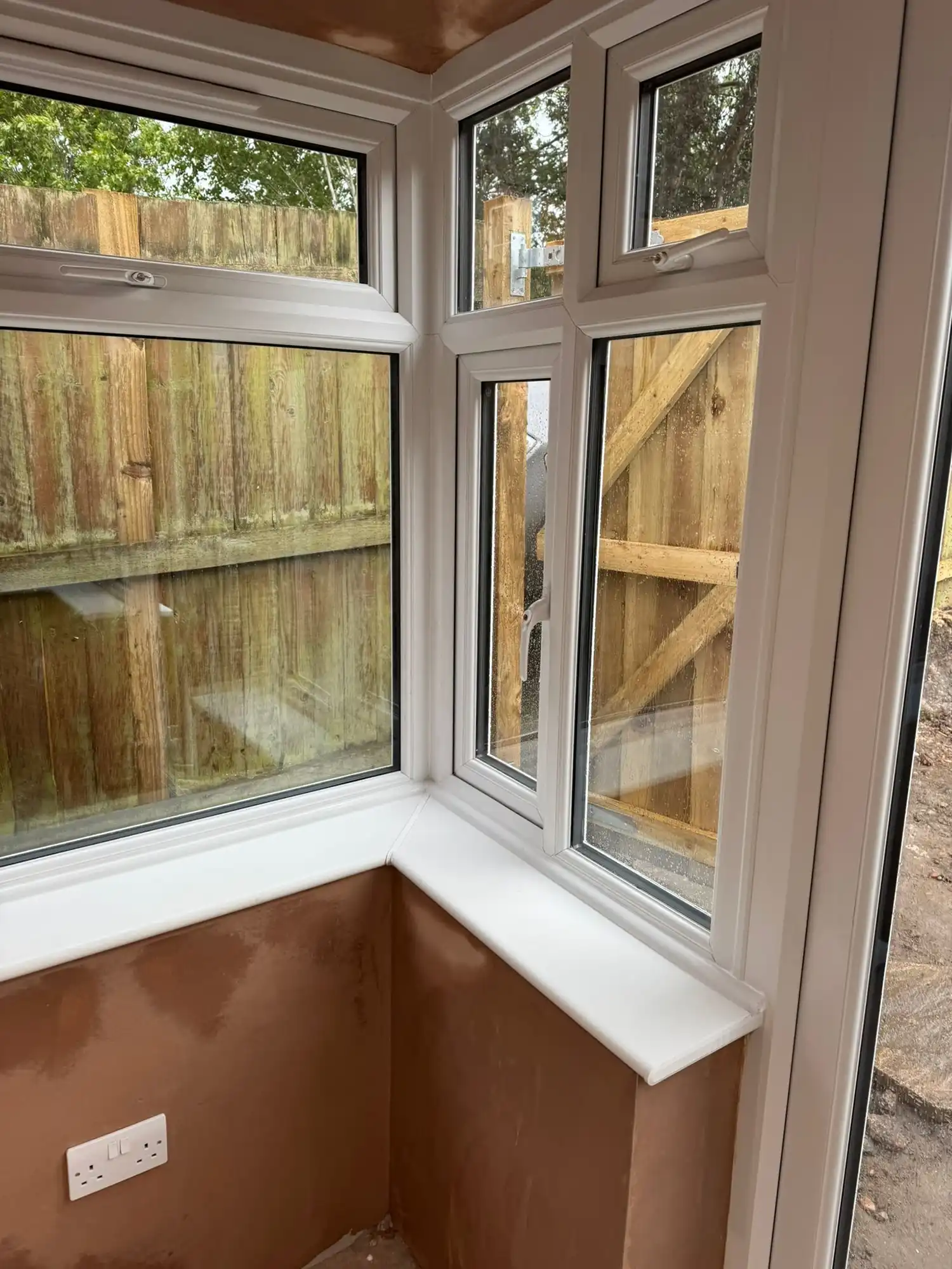 Full conservatory installation.